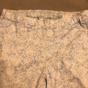 Cropped Cotton Pants